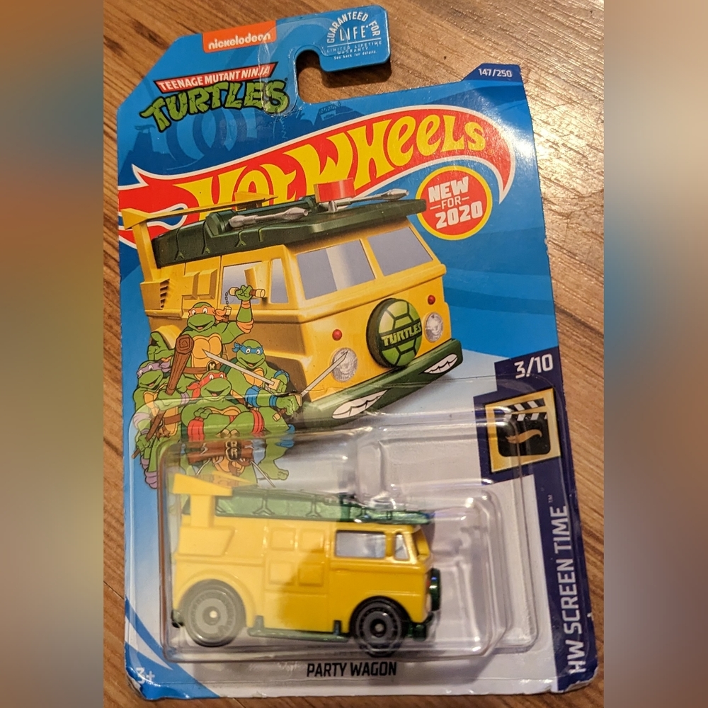 Hot Wheels, Party Wagon Hot Wheels, HW Screen Time, Teenage Mutant Ninja Turtles